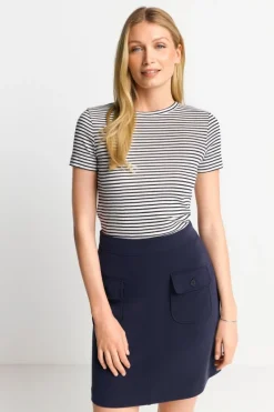 T-Shirt Mit Metallfäden<Rich & Royal Clearance