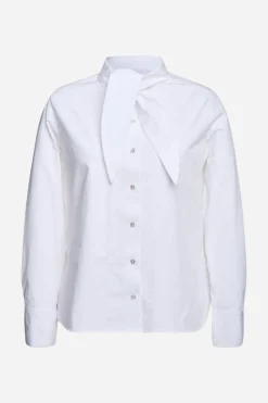 Weiße Bluse Mit Bindekragen<Rich & Royal