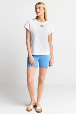 Weißes T-Shirt Mit Crew-Neck<Rich & Royal Hot