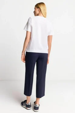 Weißes T-Shirt Mit Statement-Print<Rich & Royal Hot