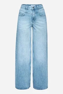 Wide Leg Denim Mit Passe<Rich & Royal Hot